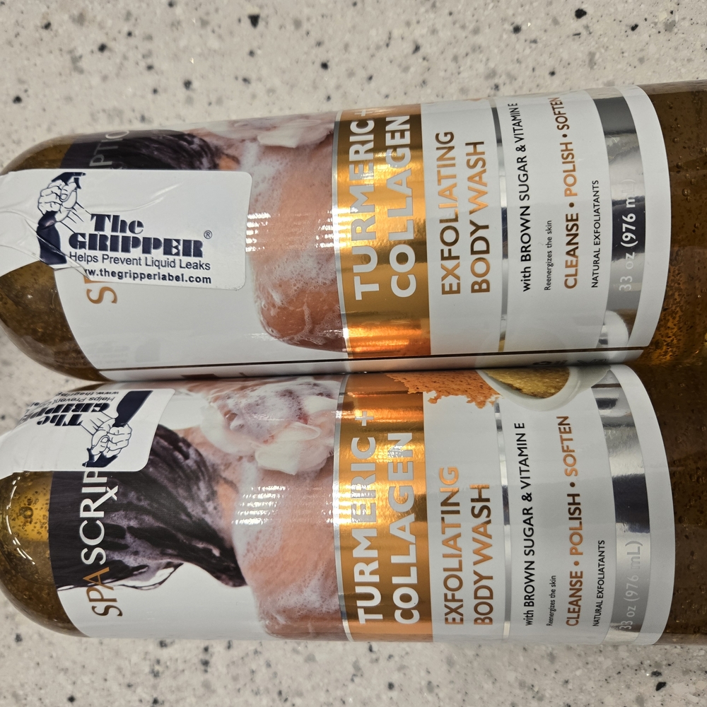 Turmeric Collagen Exfoliating Body Wash - Brown Sugar & Vitamin E